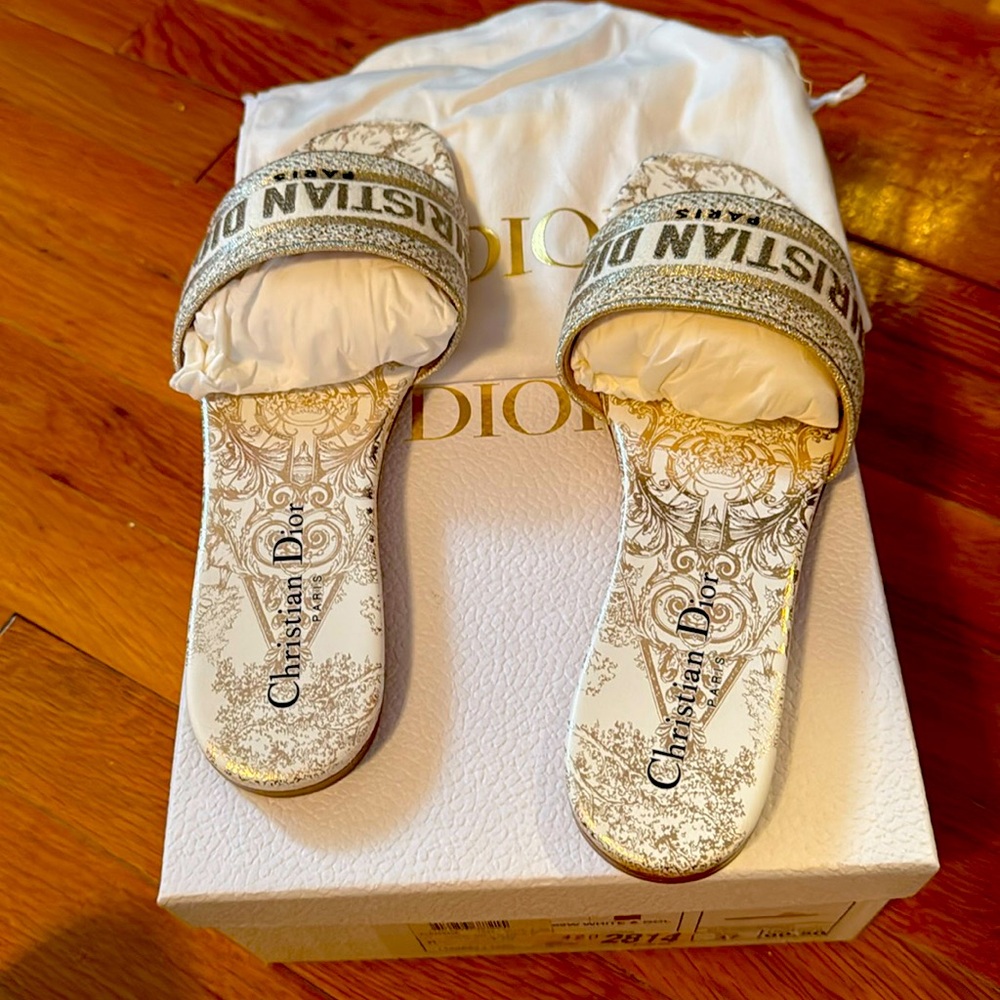 Christian Dior Dway sandal slides